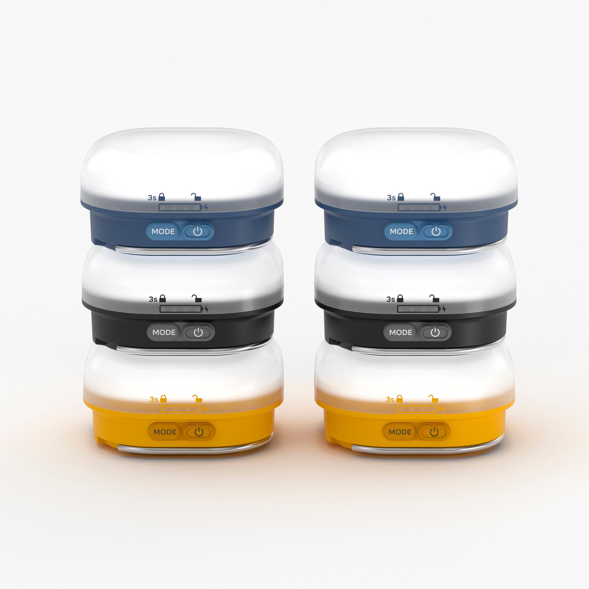 Glow Recharge Multi-Colour 6-Pack